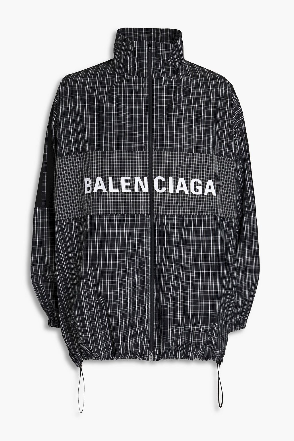 balenciaga checked jacket