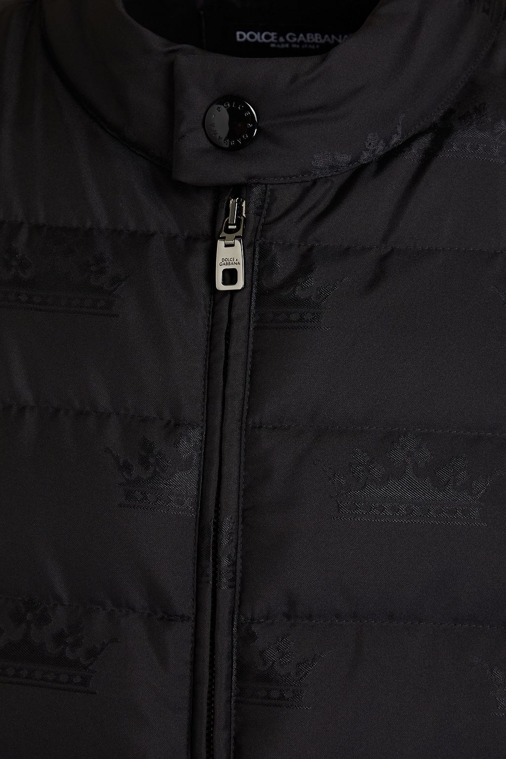 DOLCE & GABBANA Quilted jacquard down jacket