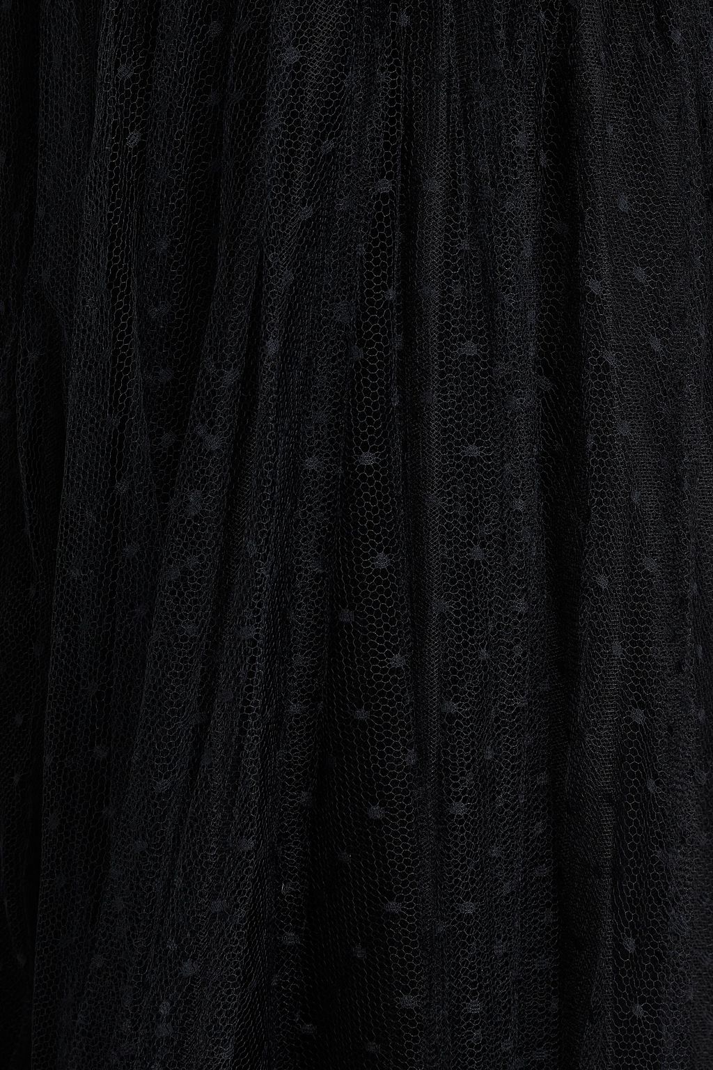 REDVALENTINO Knotted point d'esprit midi dress