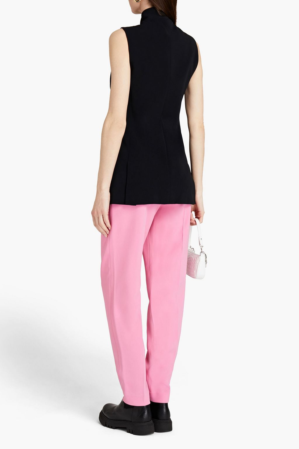REDVALENTINO Double-breasted crepe vest