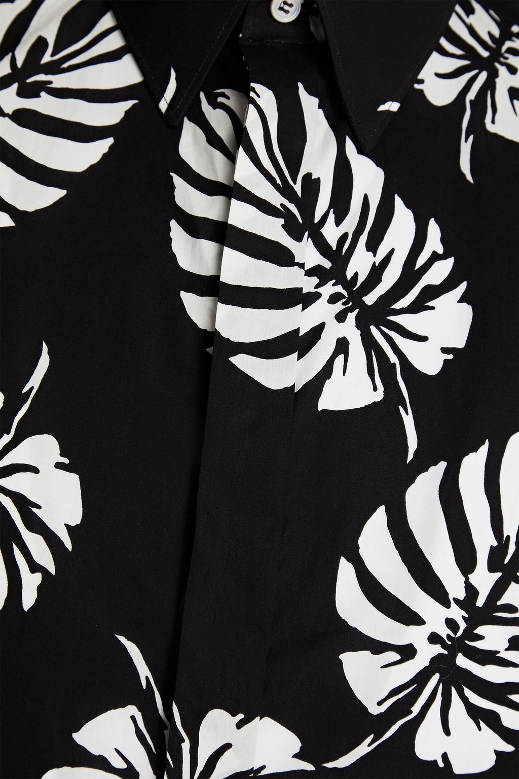 DOLCE&GABBANA Slim-fit printed cotton-poplin shirt