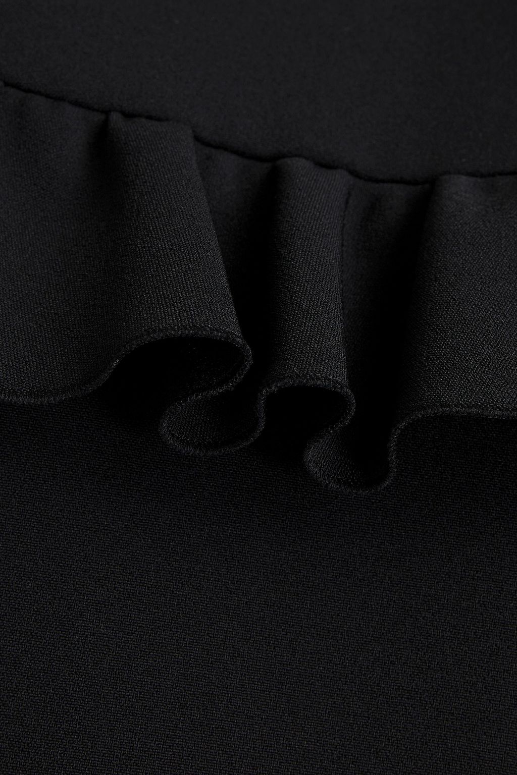 REDVALENTINO Ruffled crepe mini dress