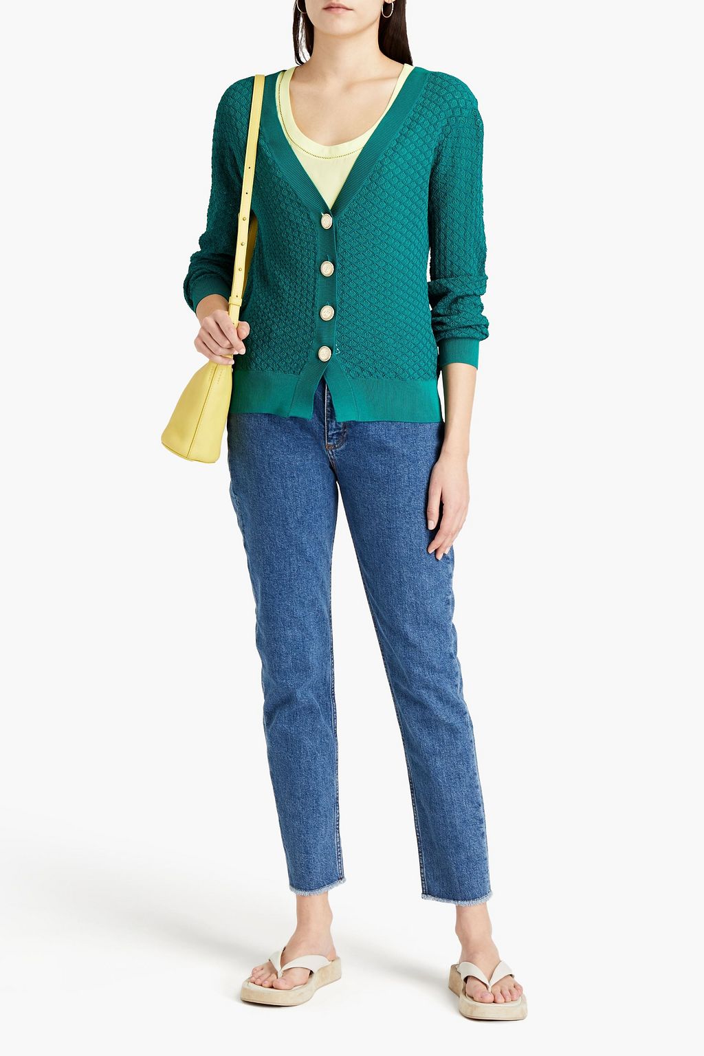 CLAUDIE PIERLOT Crochet-knit cardigan