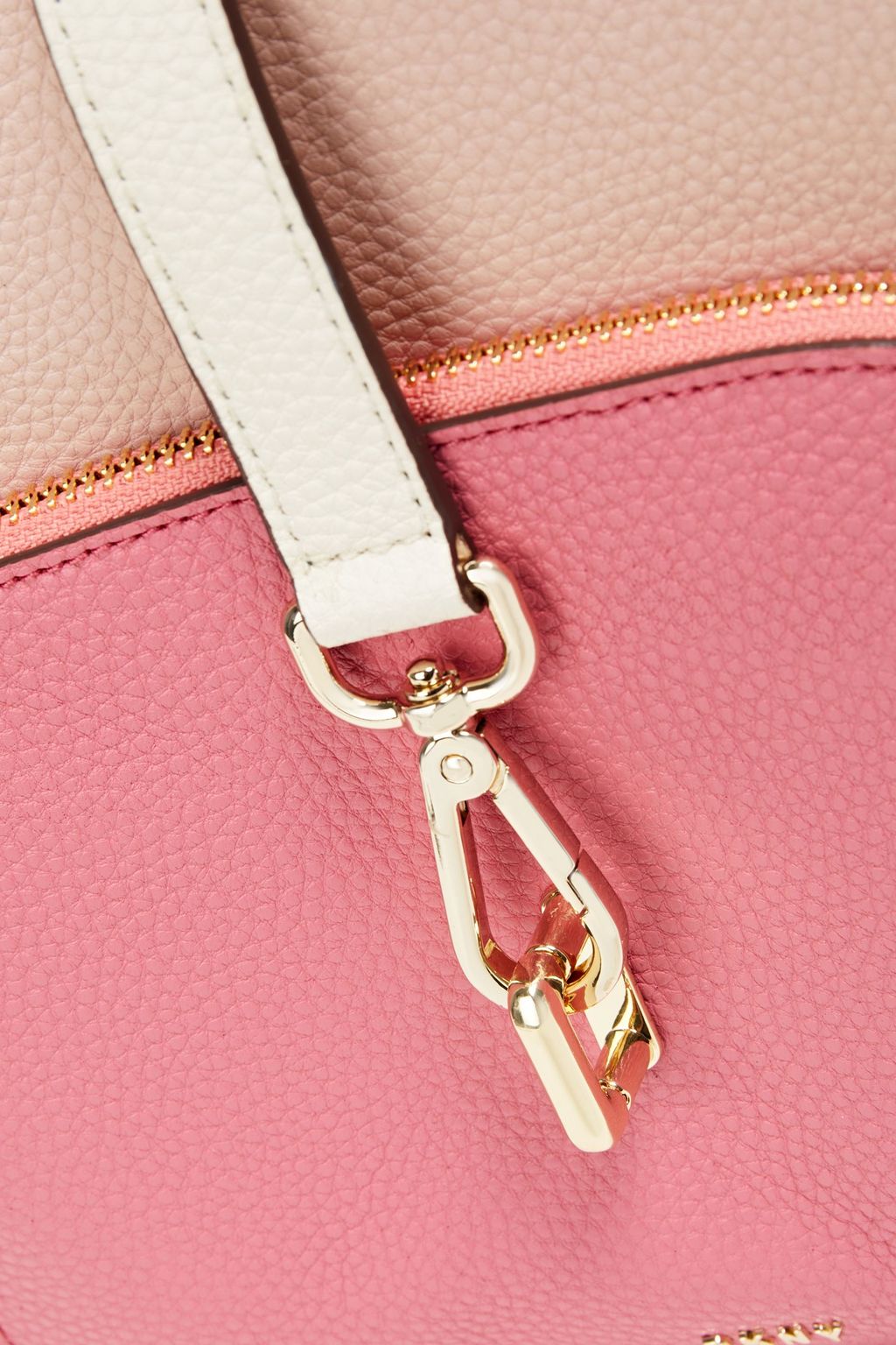 DKNY Perri pebbled-leather tote