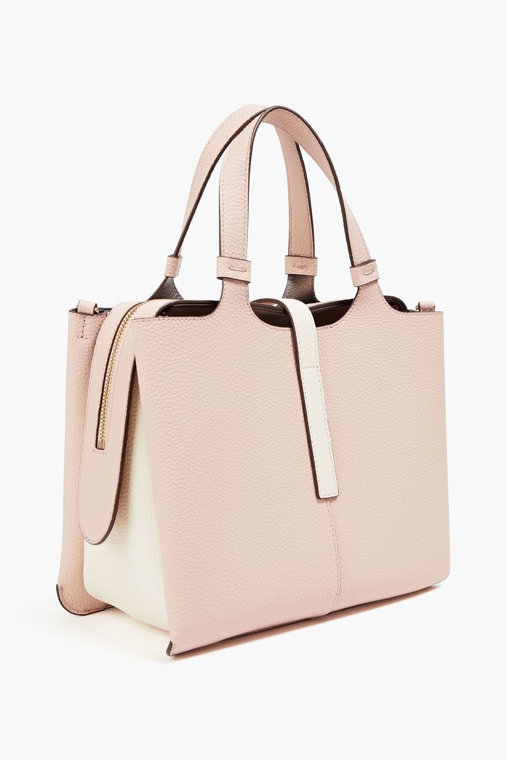 DKNY Perri pebbled-leather tote
