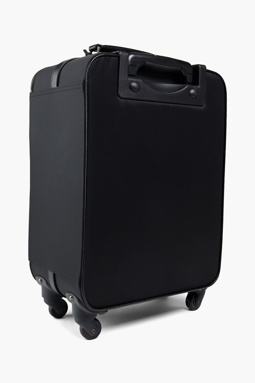 DOLCE&GABBANA Leather-trimmed twill suitcase