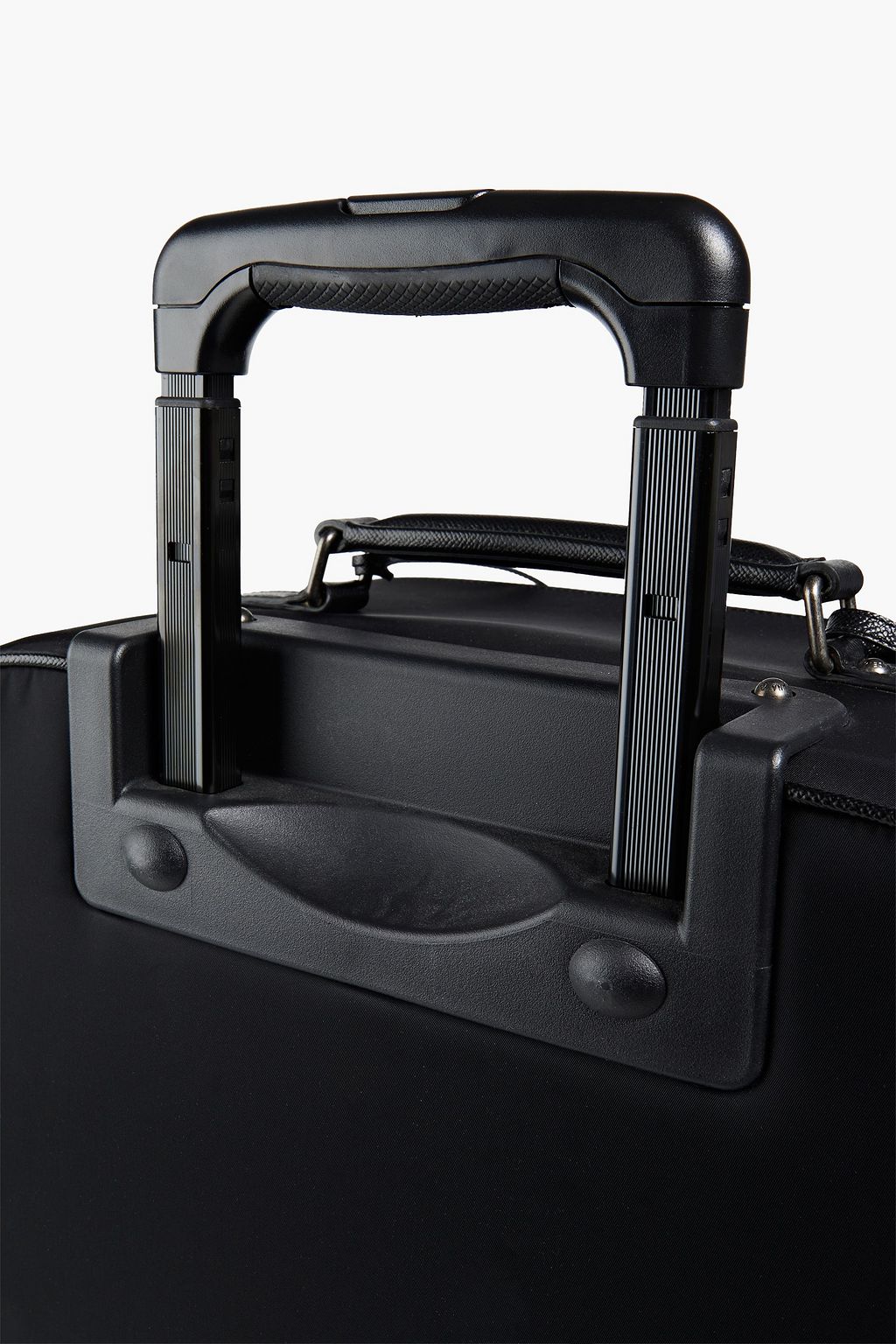 DOLCE&GABBANA Leather-trimmed twill suitcase