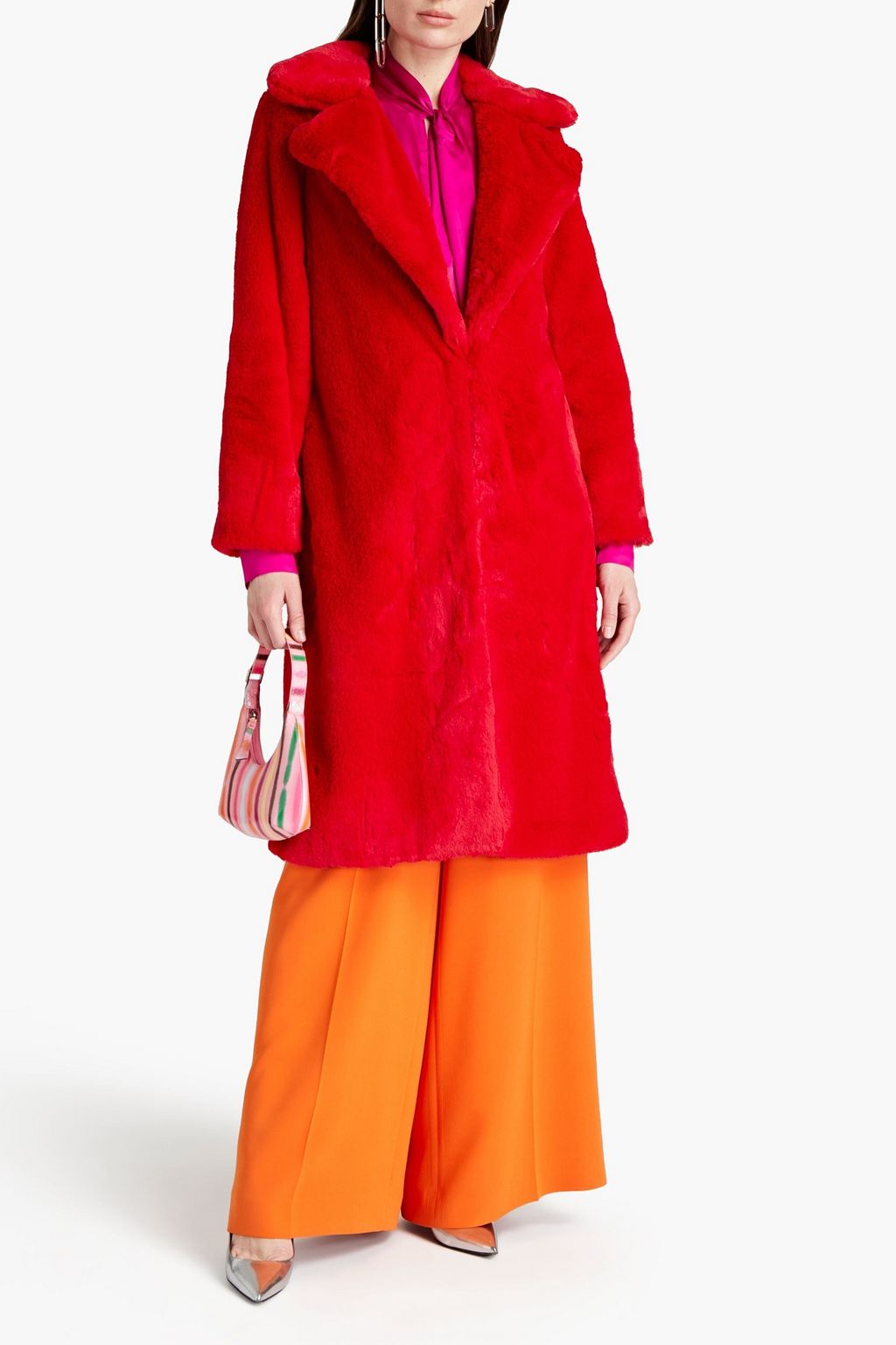 ALICE + OLIVIA Faux fur coat