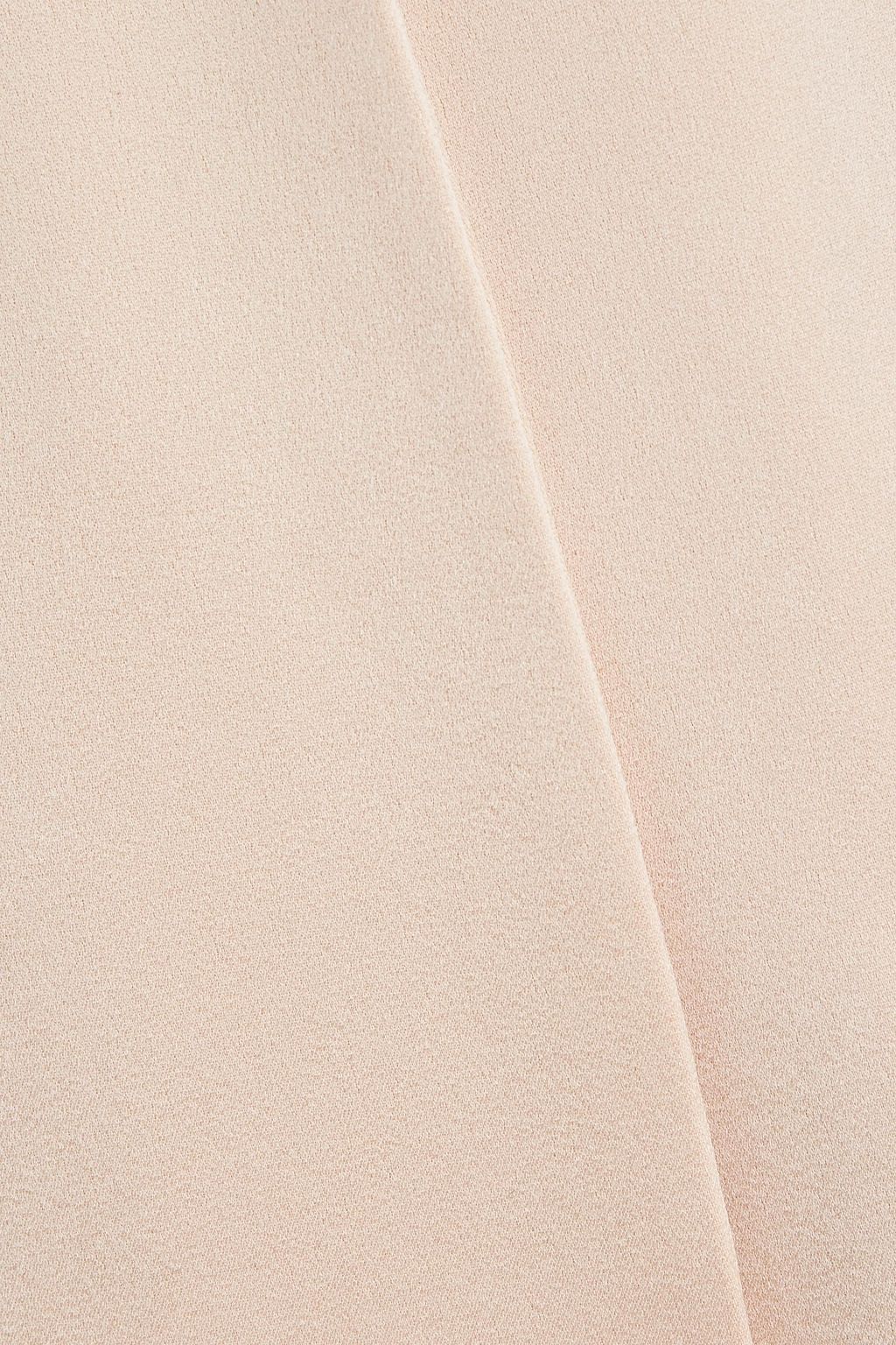 ALICE + OLIVIA Gathered satin-crepe coat