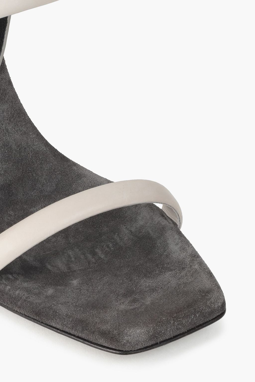 BRUNELLO CUCINELLI Bead-embellished suede slingback sandals