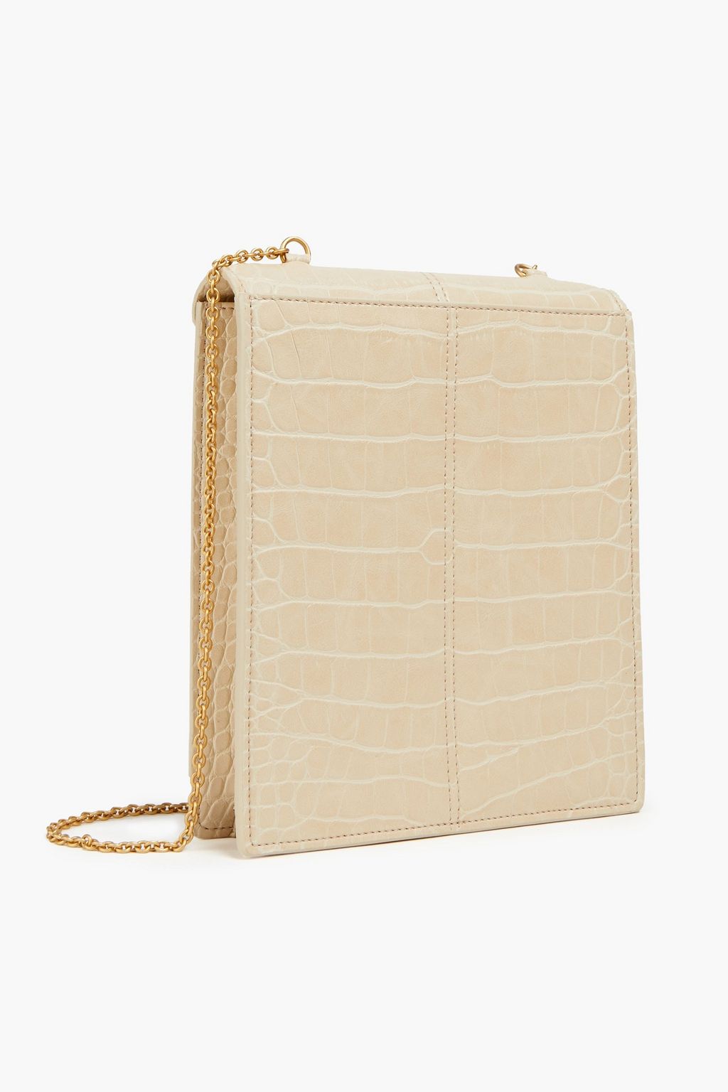 NANUSHKA Vegan croc-effect leather shoulder bag