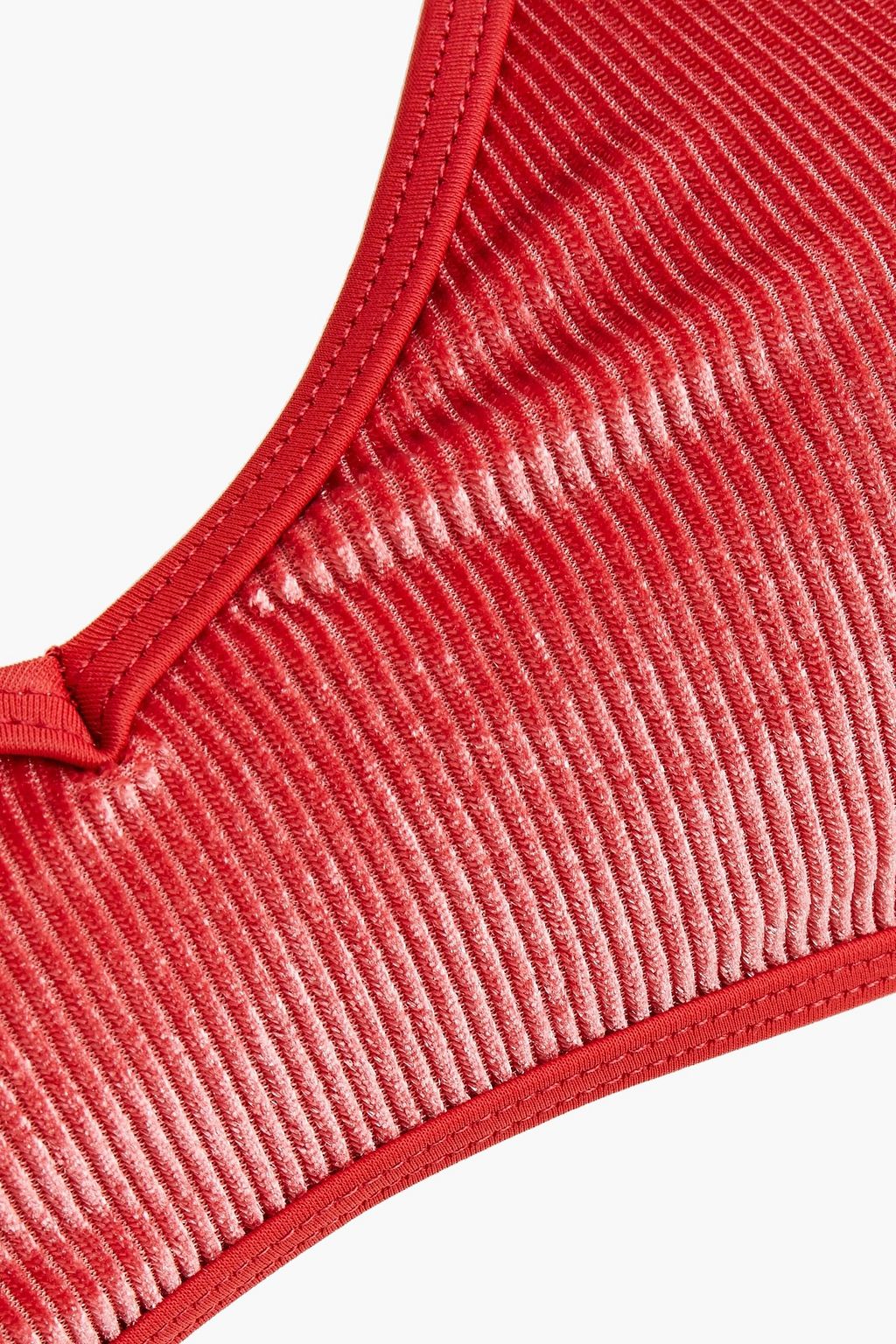 ONIA Ava chenille bikini top