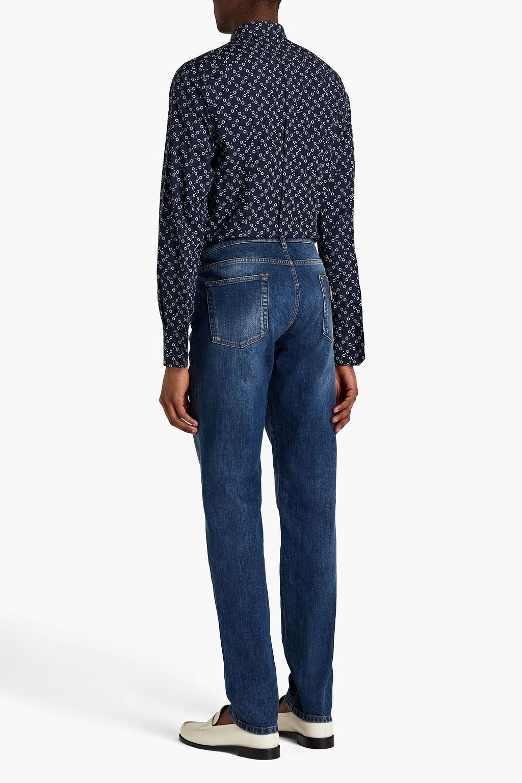 DOLCE & GABBANA Printed cotton-poplin shirt