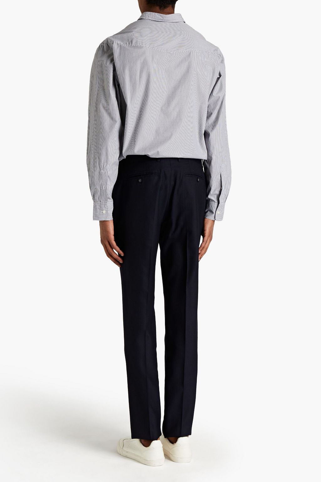OFFICINE GÉNÉRALE Paul herringbone wool pants