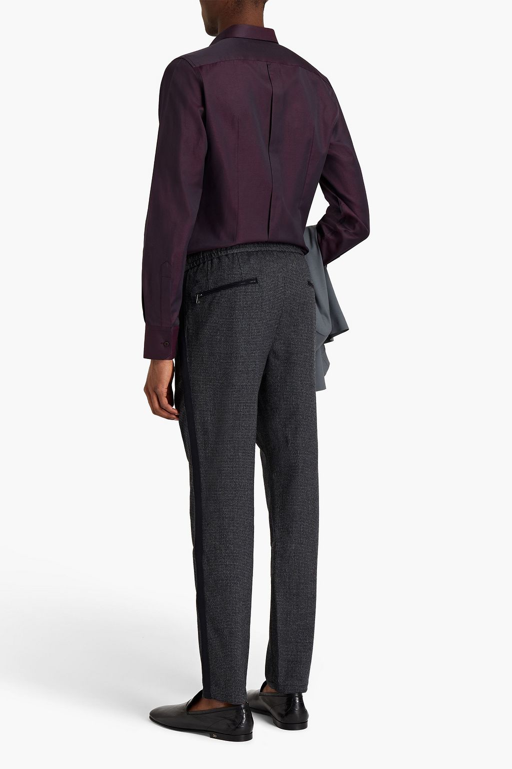 DOLCE&GABBANA Cotton-jacquard shirt