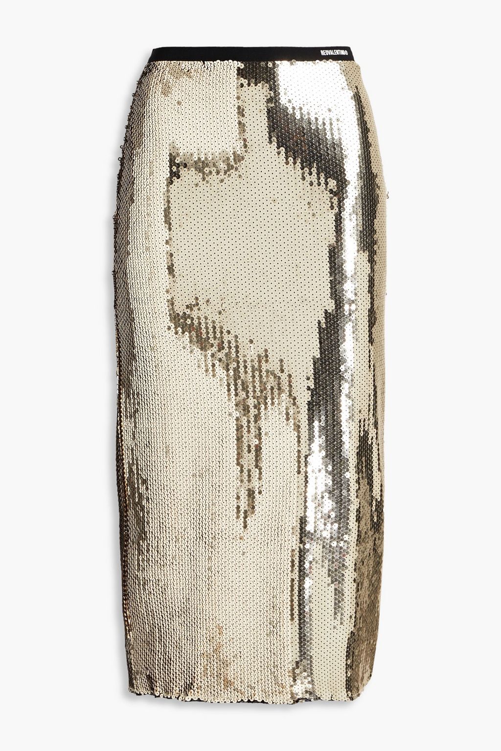 REDVALENTINO Sequined jersey midi pencil skirt | THE OUTNET