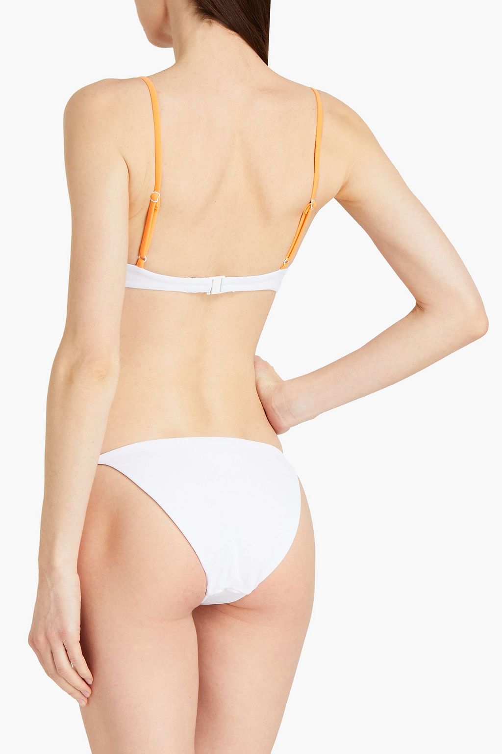 ONIA Helena two-tone underwired bikini top
