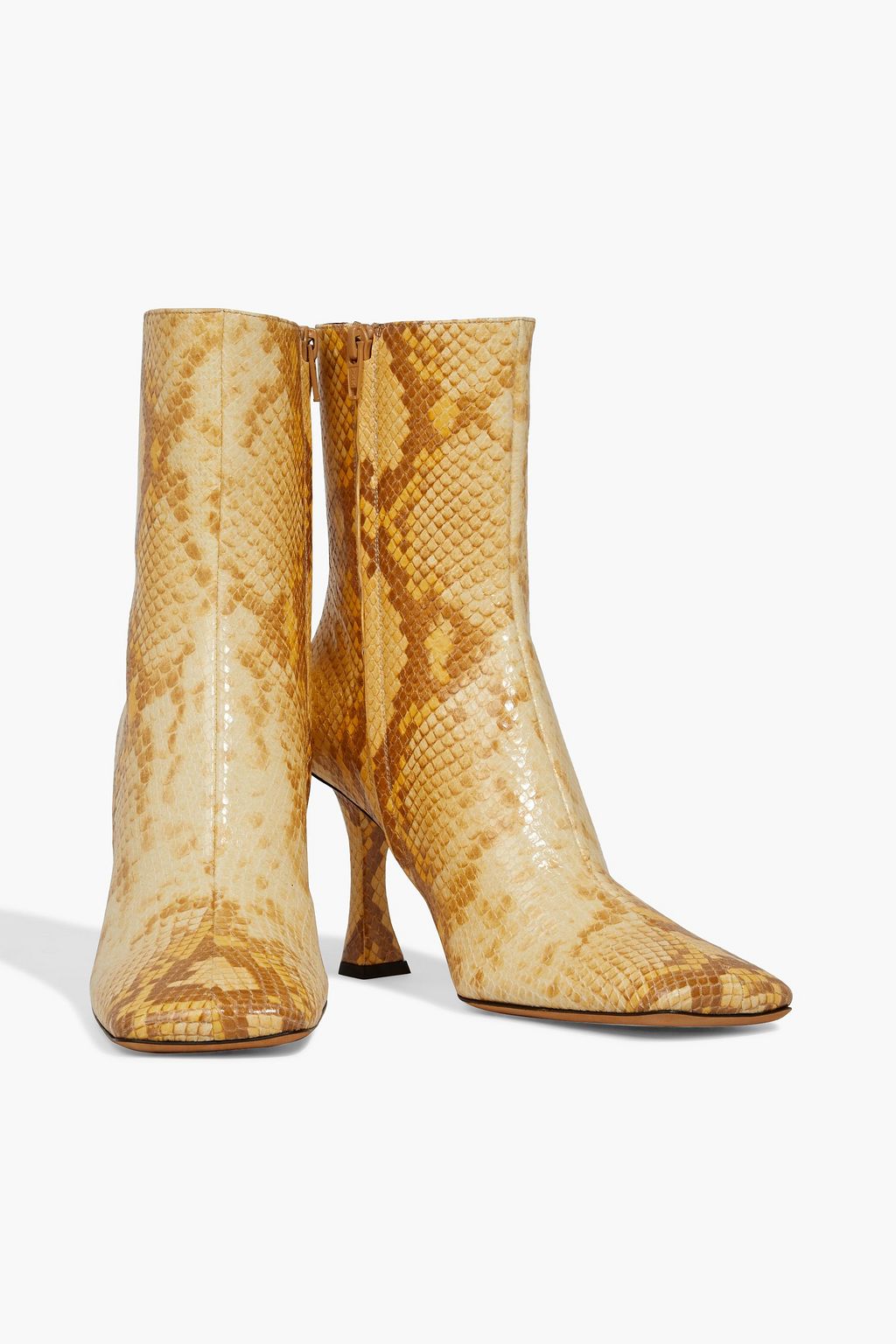 PROENZA SCHOULER Snake-effect leather ankle boots