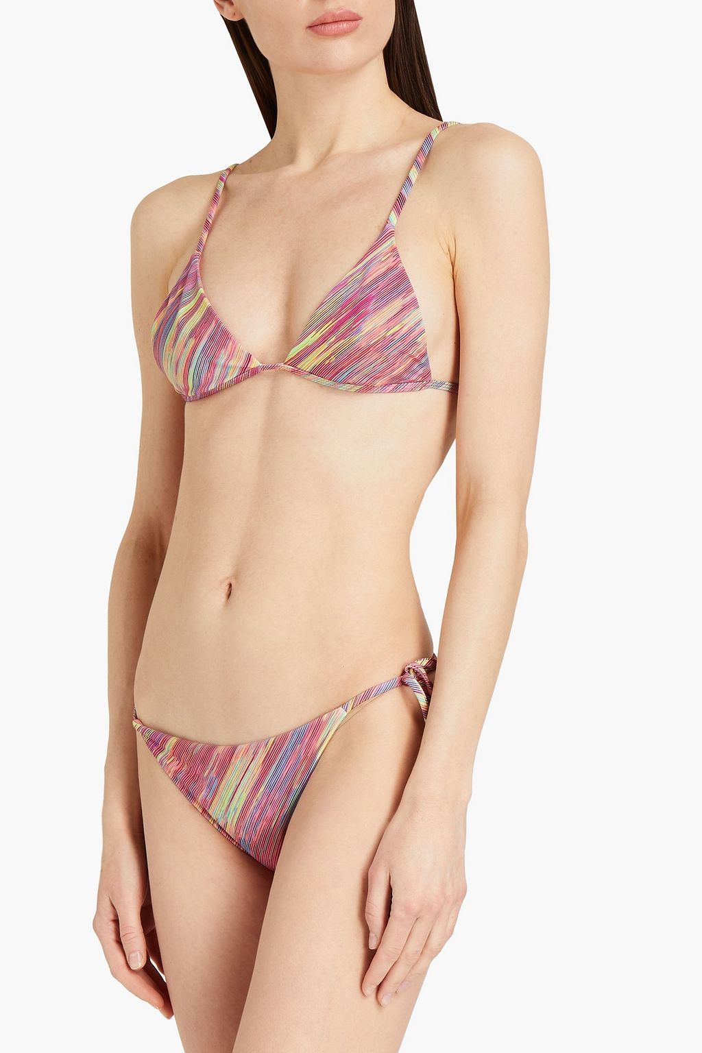 ONIA Kate printed low-rise bikini briefs