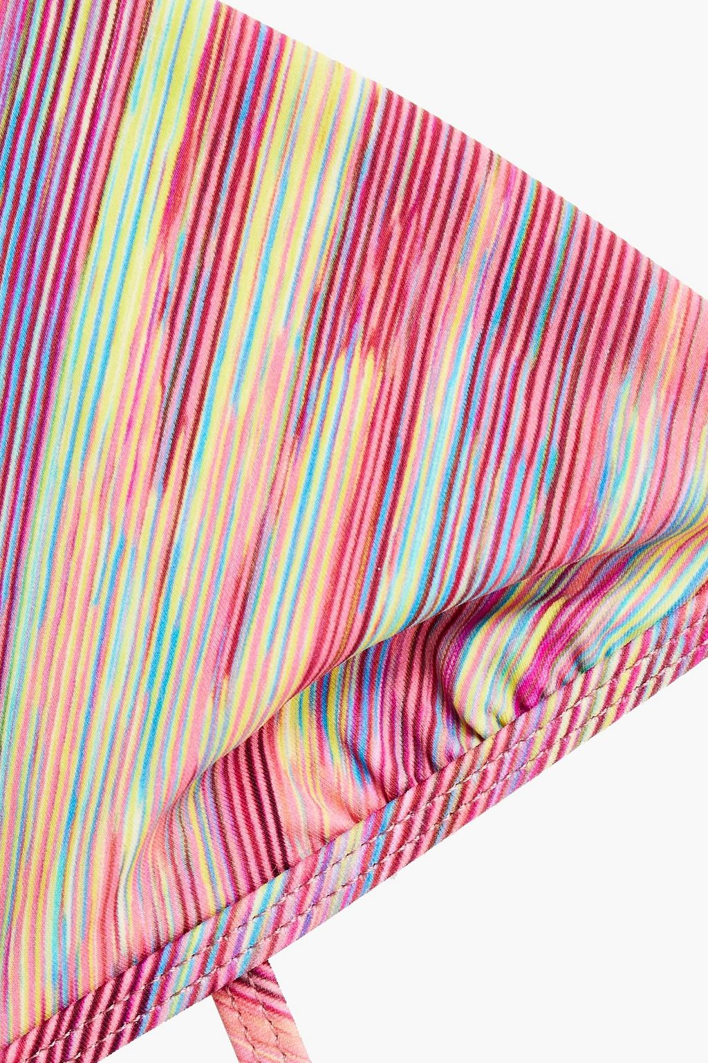 ONIA Remi printed triangle bikini top