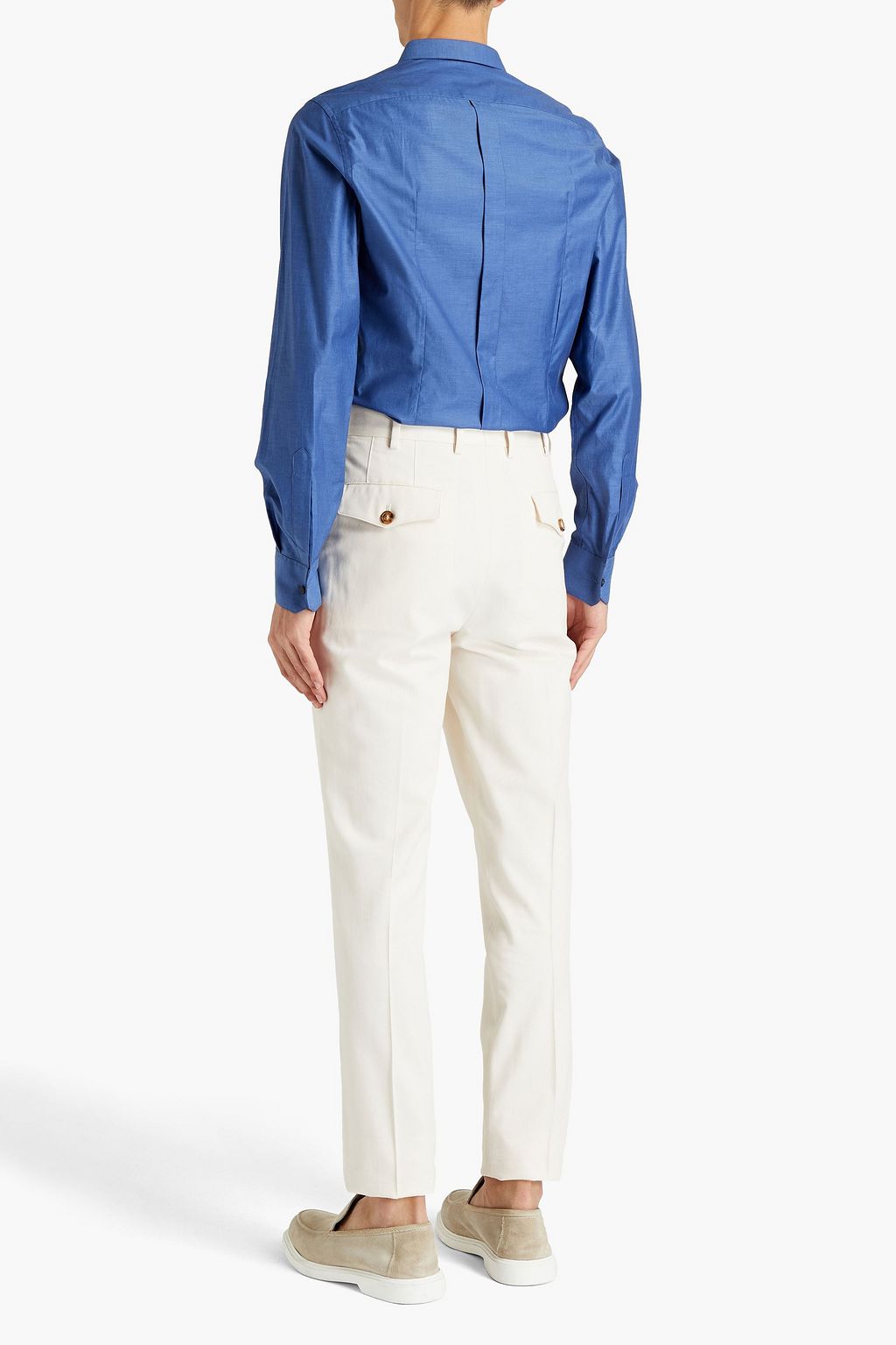 DOLCE & GABBANA Pintucked cotton shirt