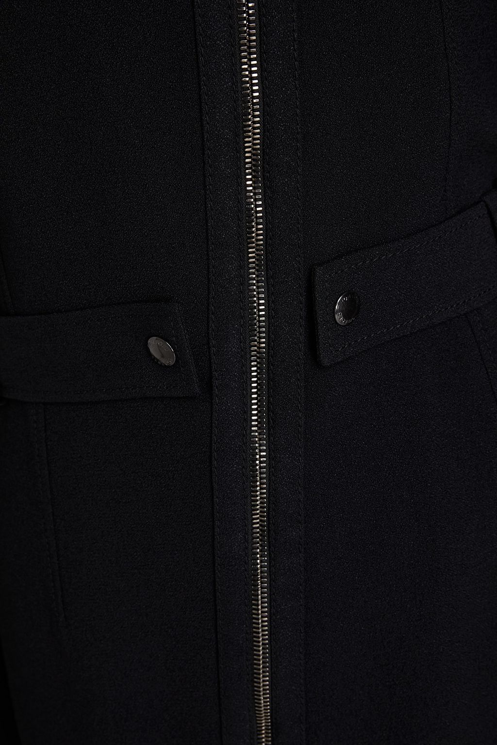 TOM FORD Zip-detailed crepe dress