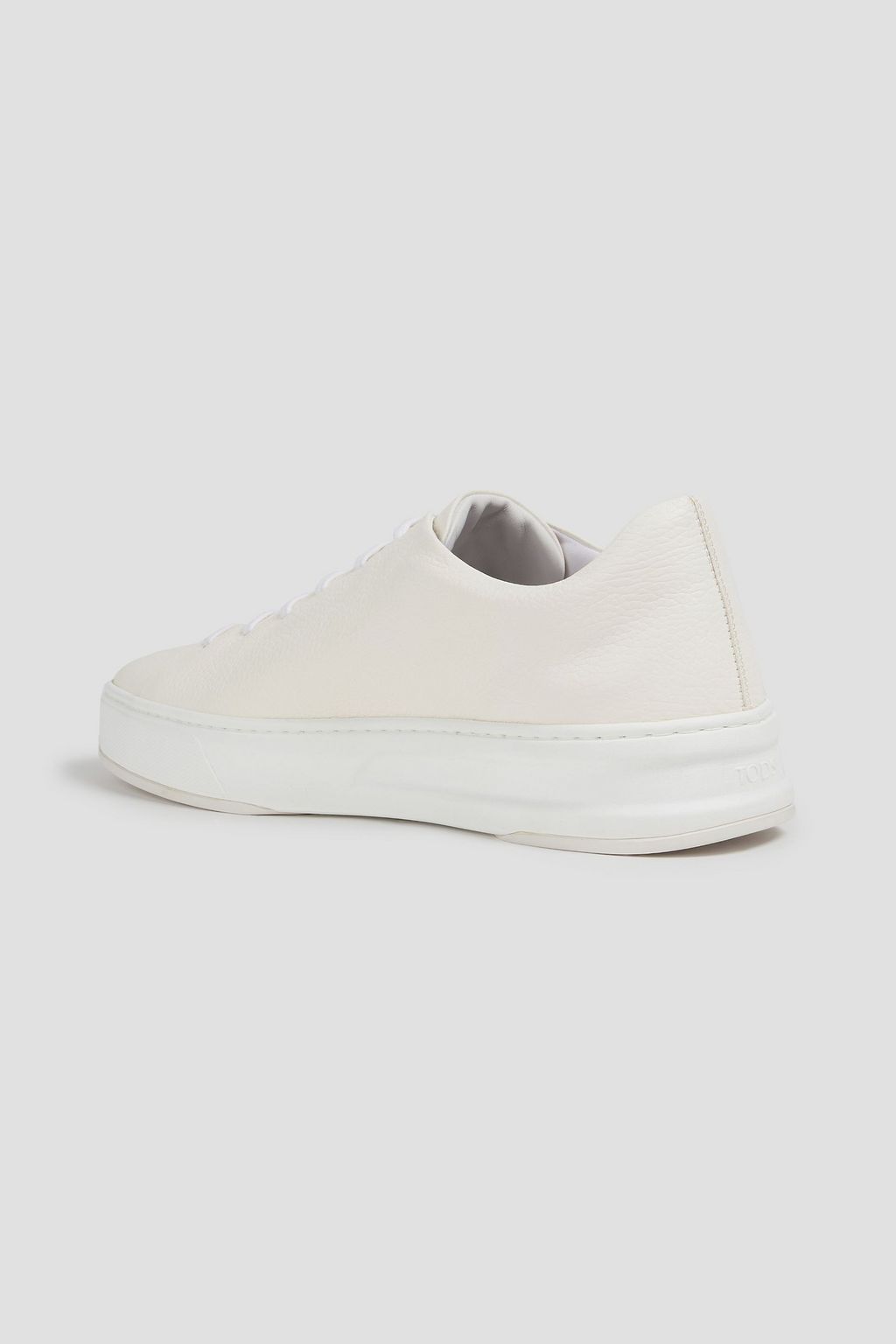 TOD'S Pebbled-leather sneakers