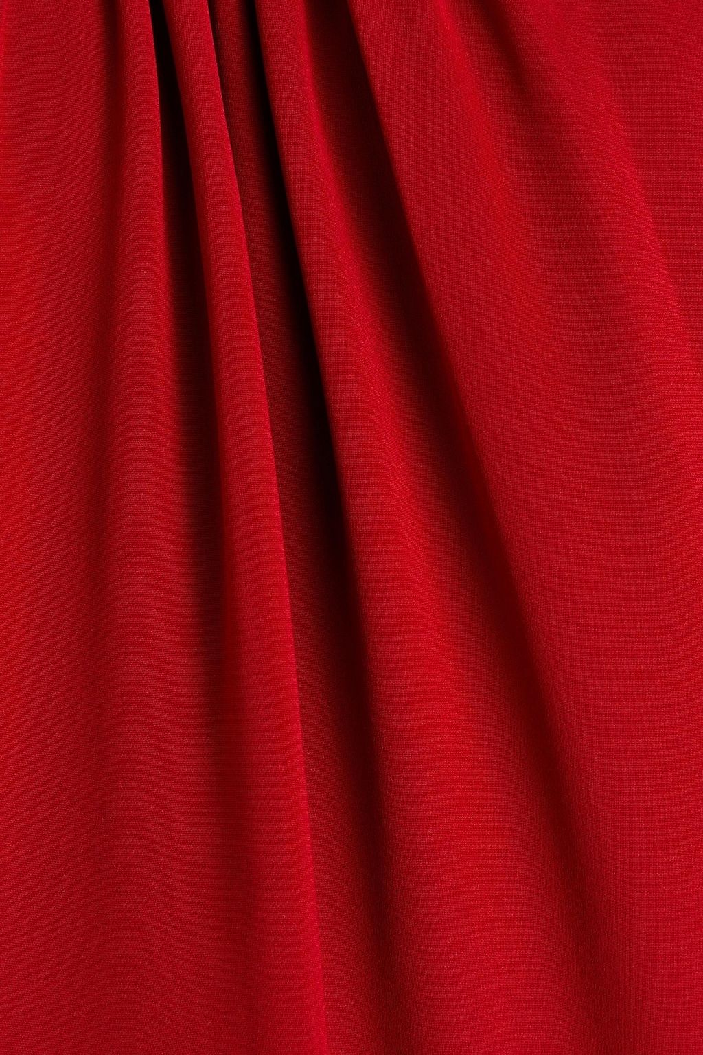 TOM FORD Cutout gathered silk-satin maxi dress