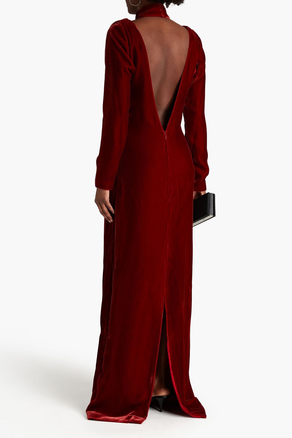 TOM FORD Cutout velvet gown