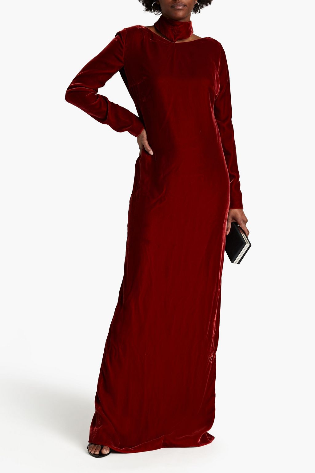 TOM FORD Cutout velvet gown