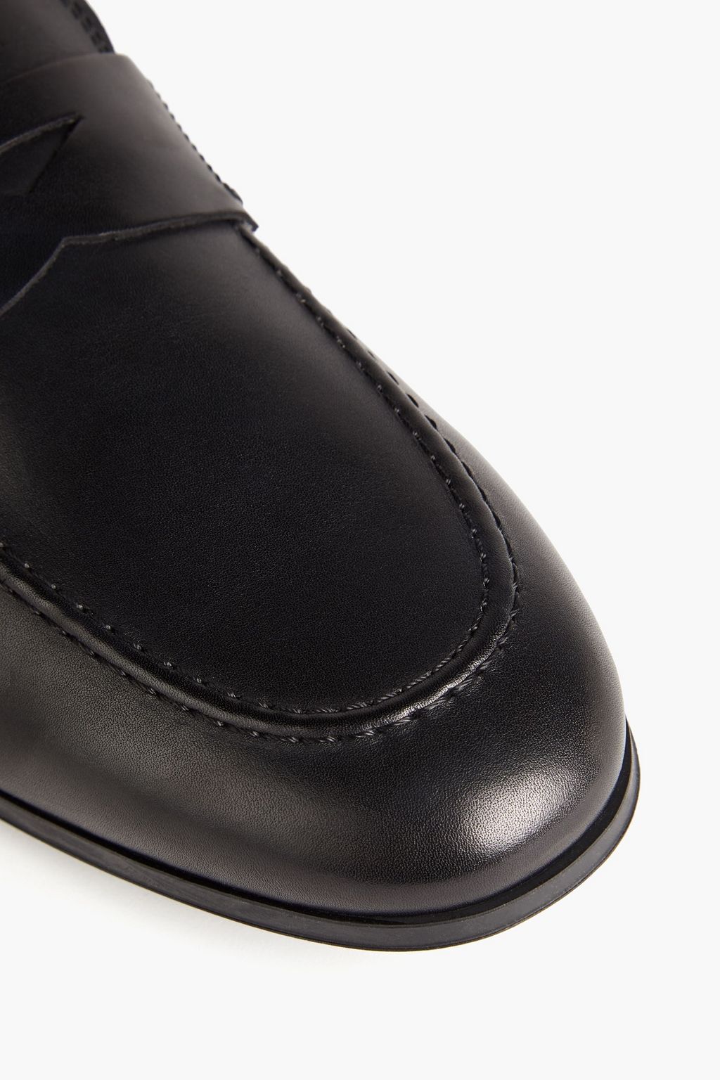 TOD'S Leather penny loafers