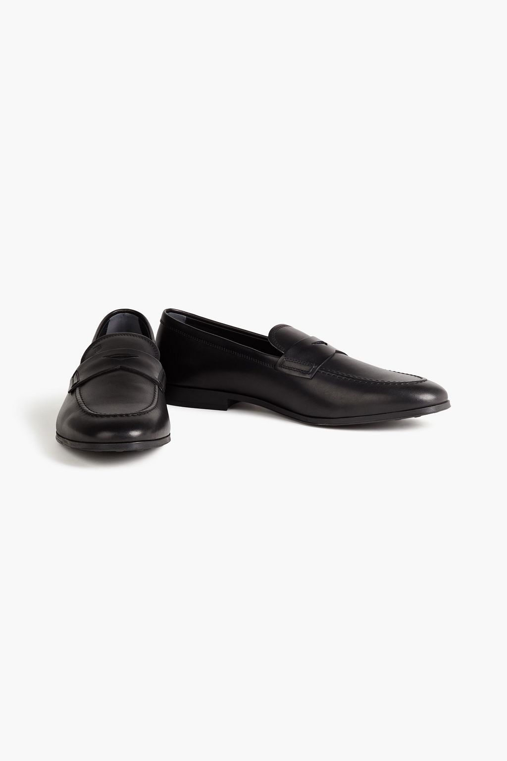 TOD'S Leather penny loafers