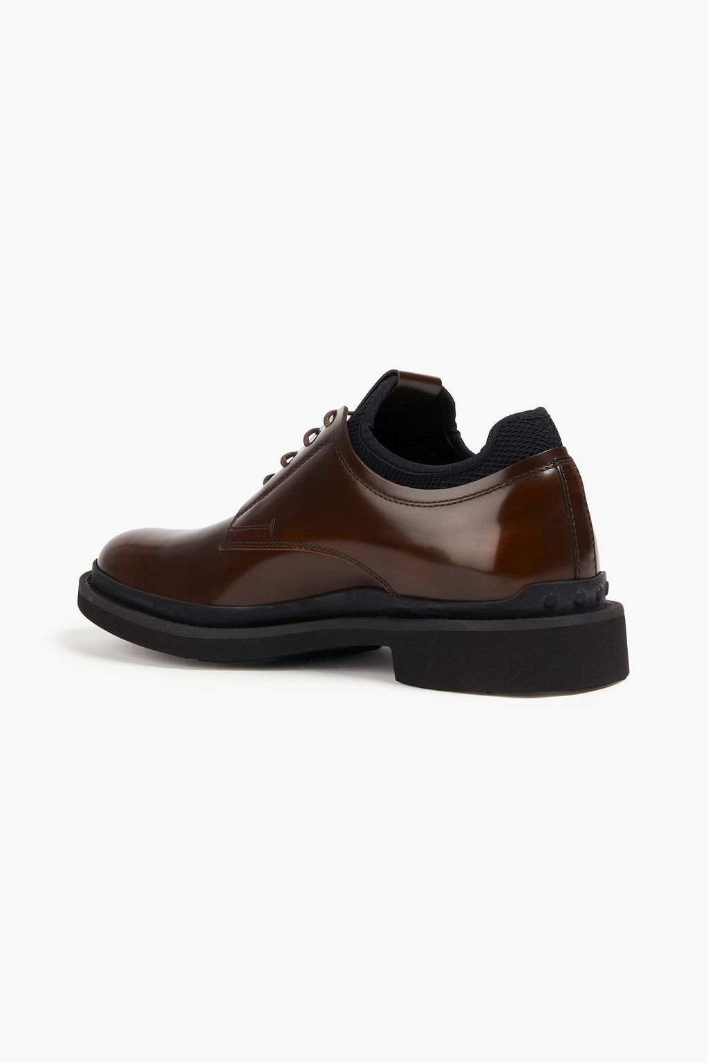 TOD'S Polished leather derby shoes