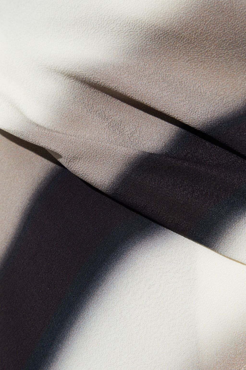 RICK OWENS Laura striped crepe halterneck wrap top