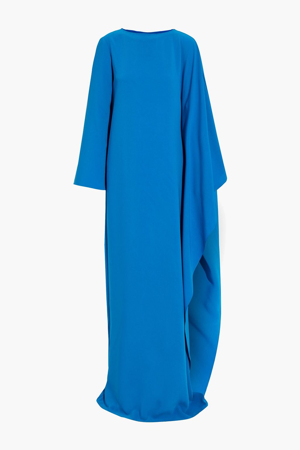 OSCAR DE LA RENTA Draped silk-blend crepe gown | Sale up to 70% off ...