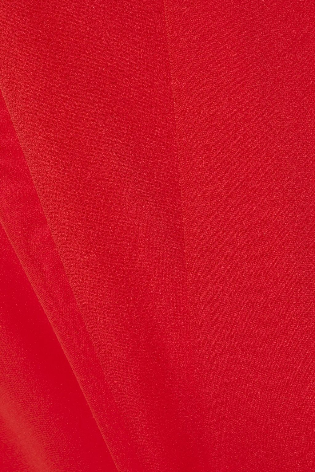 OSCAR DE LA RENTA Belted silk crepe de chine gown