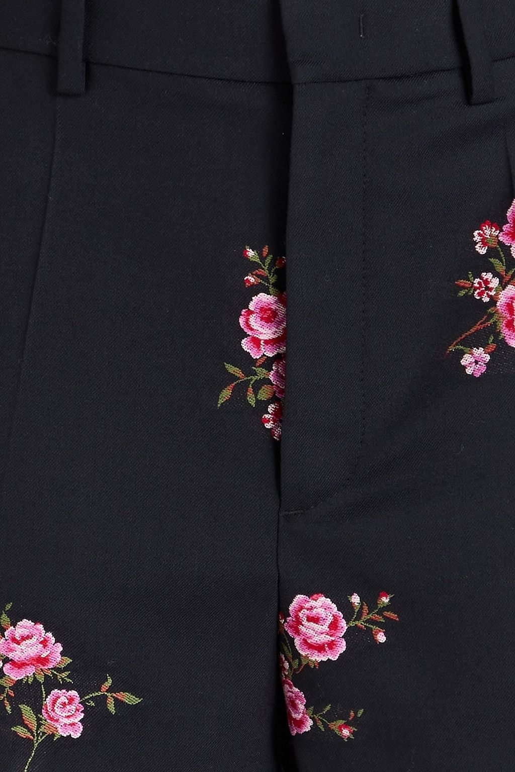 REDVALENTINO شورت من التويل المصنوع من مزيج الصوف المطرز