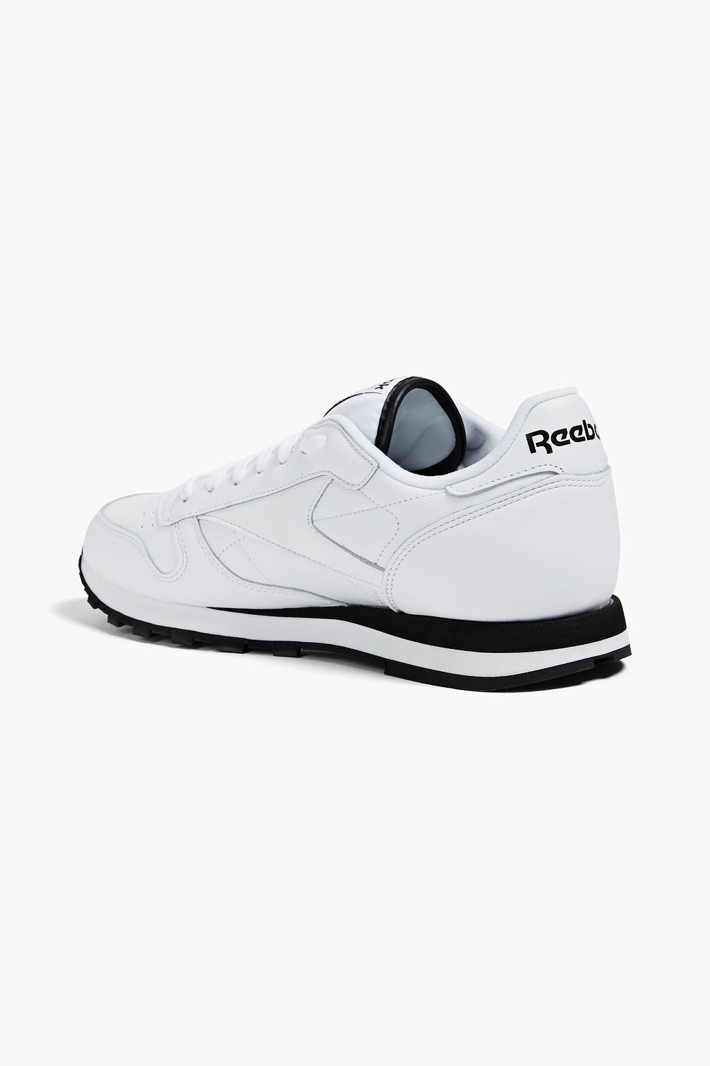 REEBOK Mesh and leather sneakers