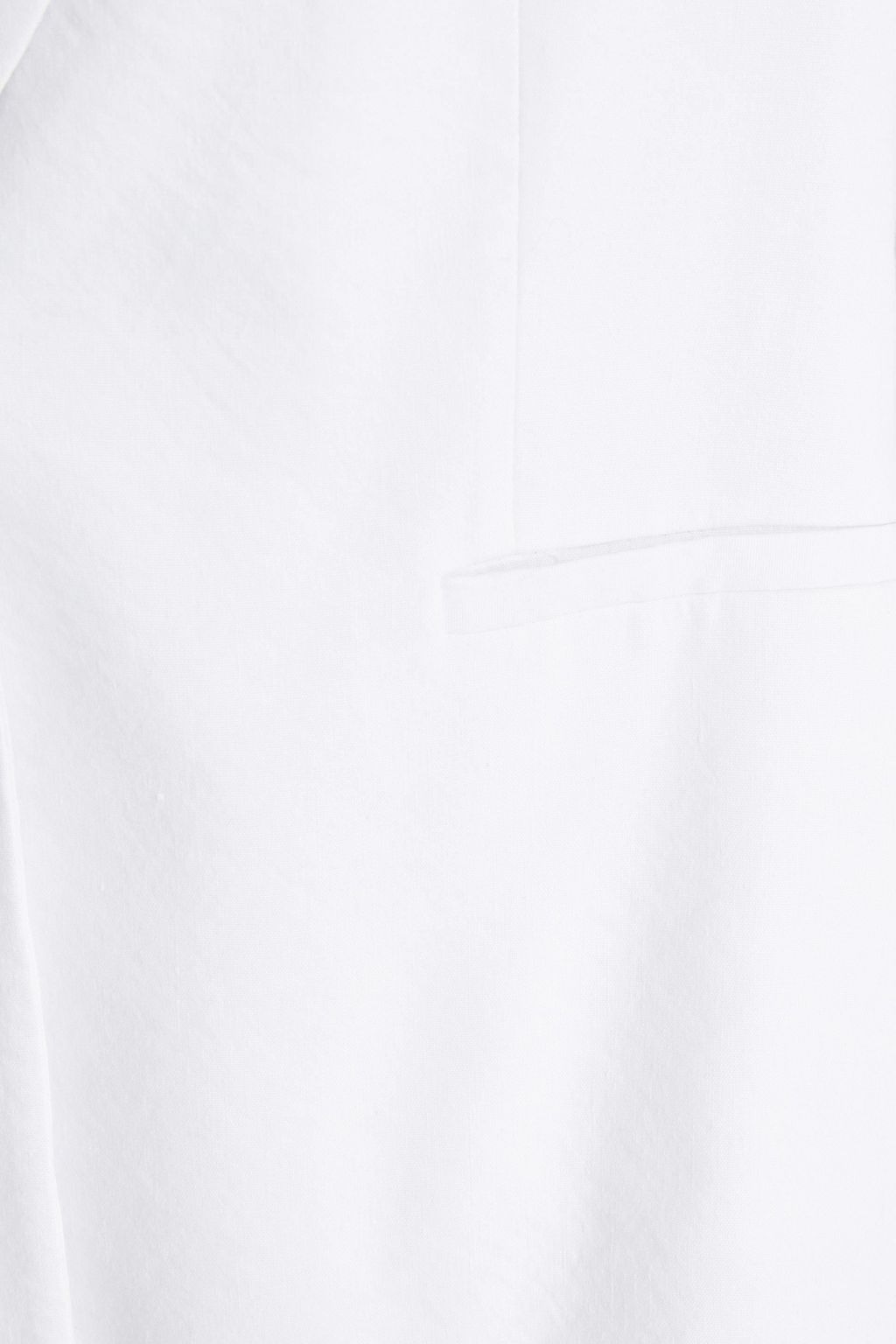 ALICE + OLIVIA Gathered linen-blend blazer