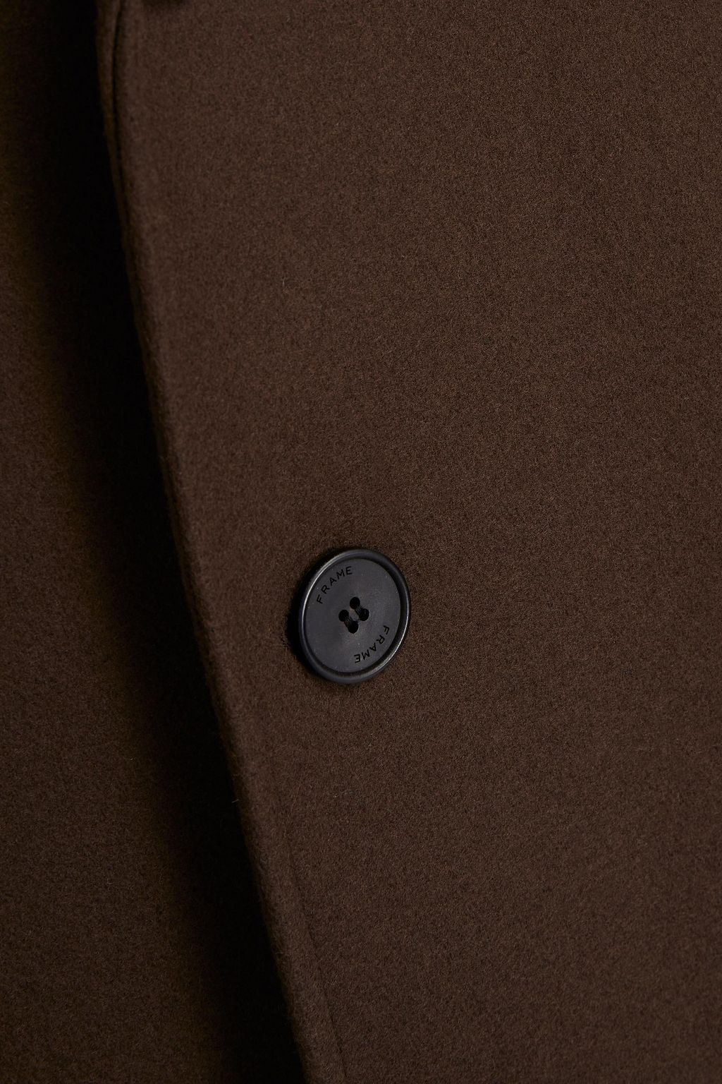 FRAME Wool-blend felt coat