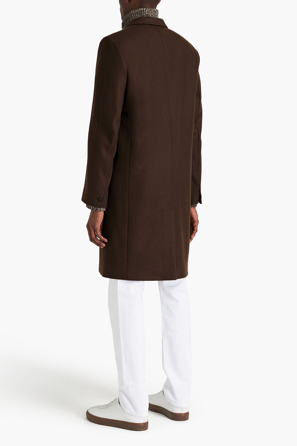 FRAME Wool-blend felt coat