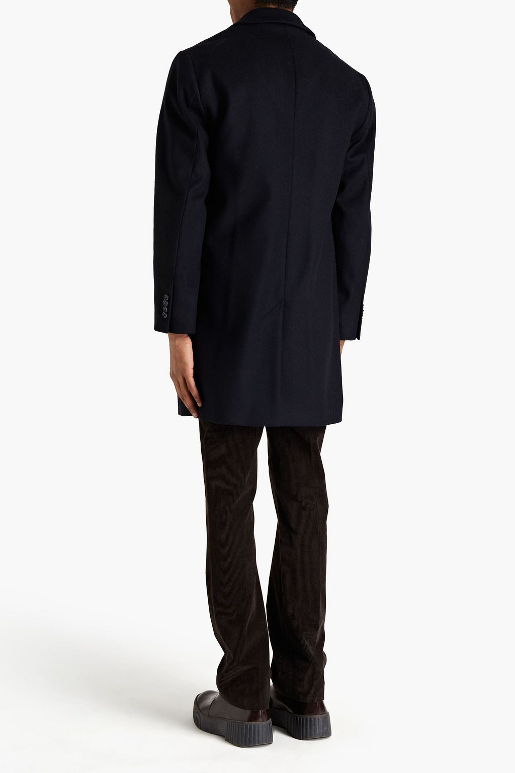 OFFICINE GÉNÉRALE Alfie wool and cashmere-blend coat