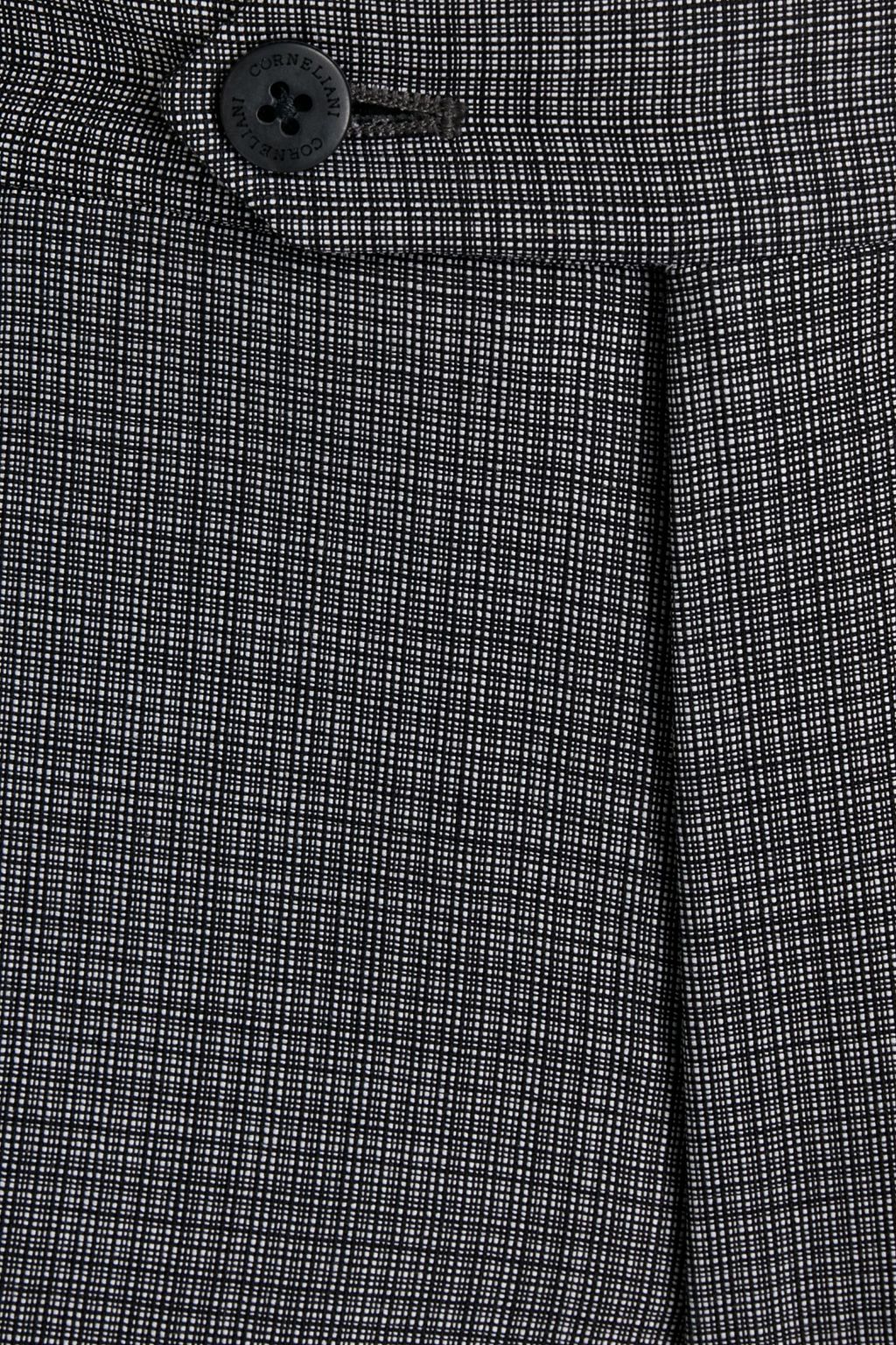 CORNELIANI Wool-blend jacquard pants