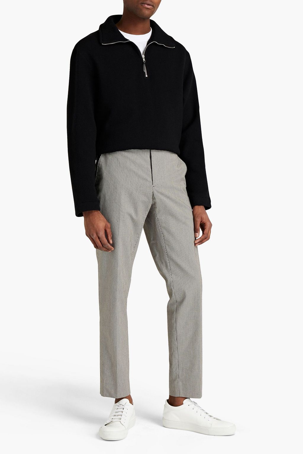 IRO Pali houndstooth cotton-blend suit pants