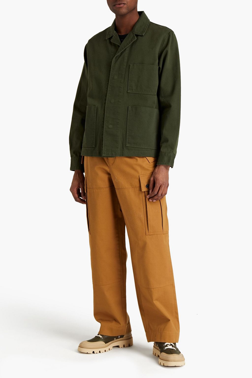 FRAME Cotton-gabardine jacket