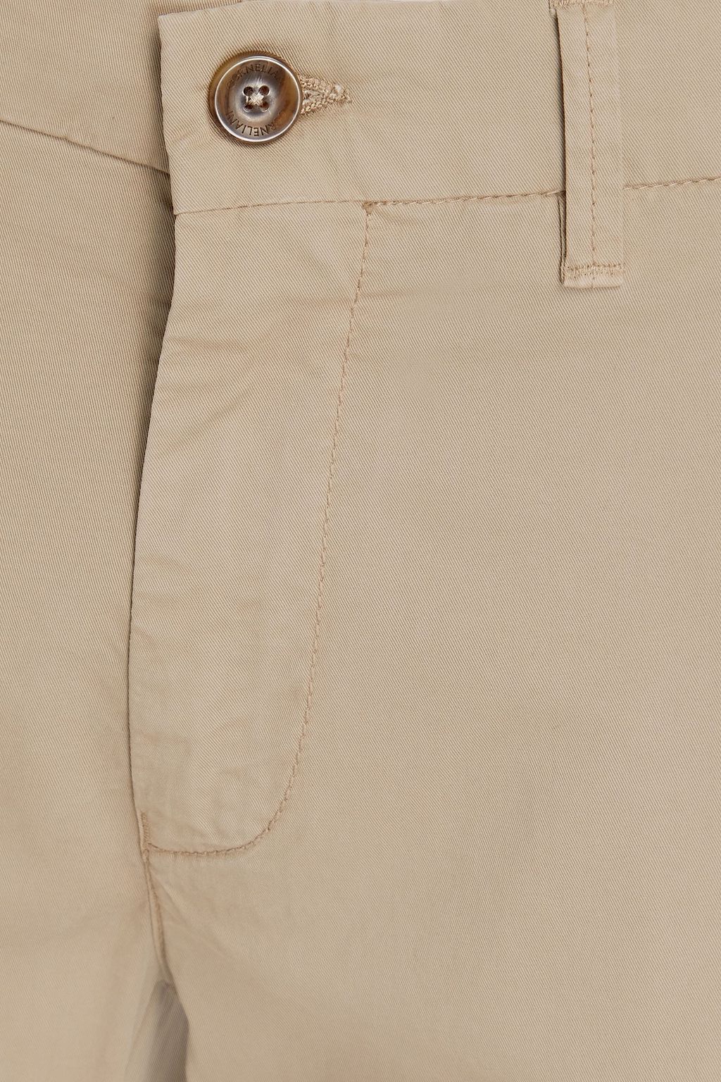 CORNELIANI ID Cotton-blend twill chinos