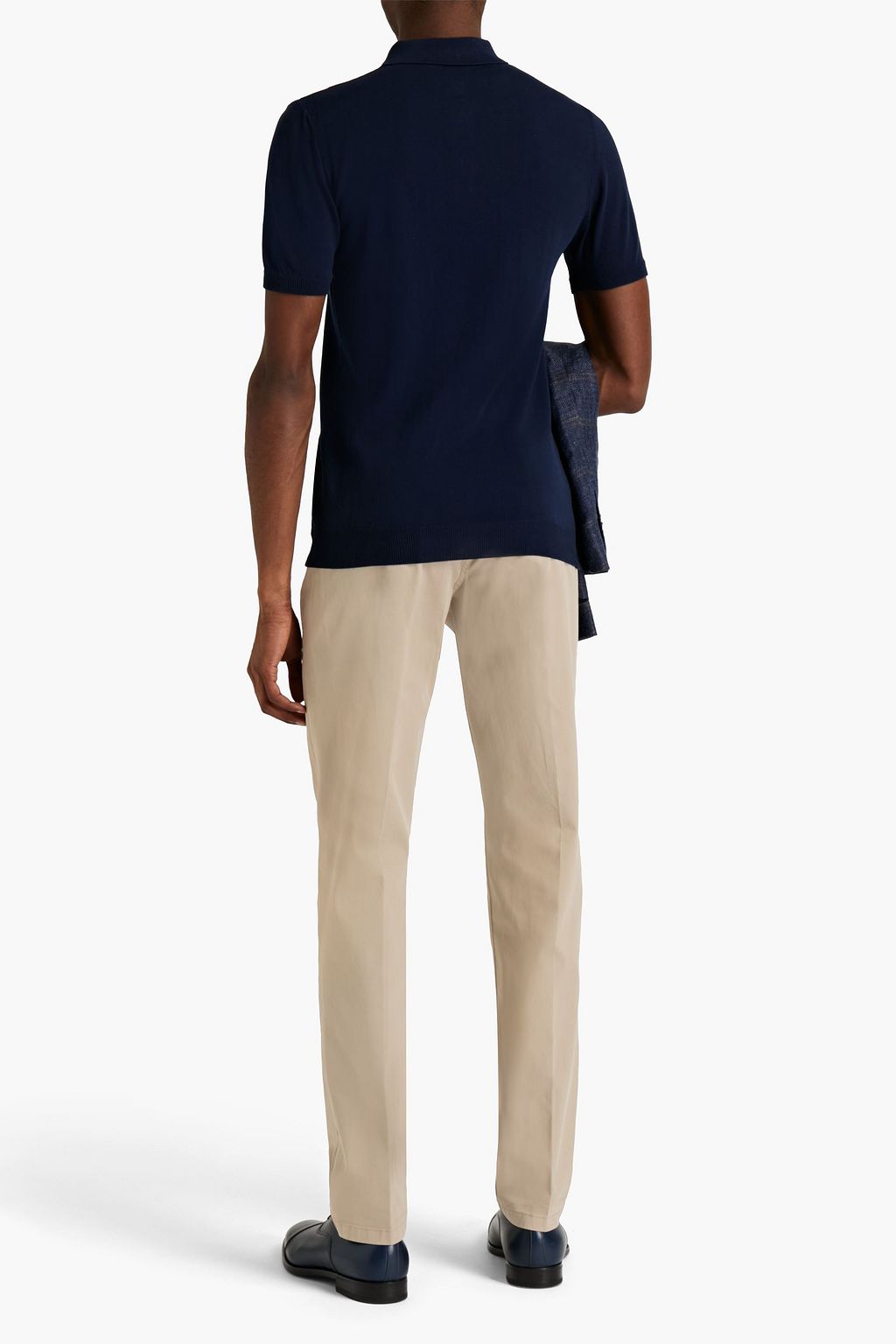 CORNELIANI ID Cotton-blend twill chinos
