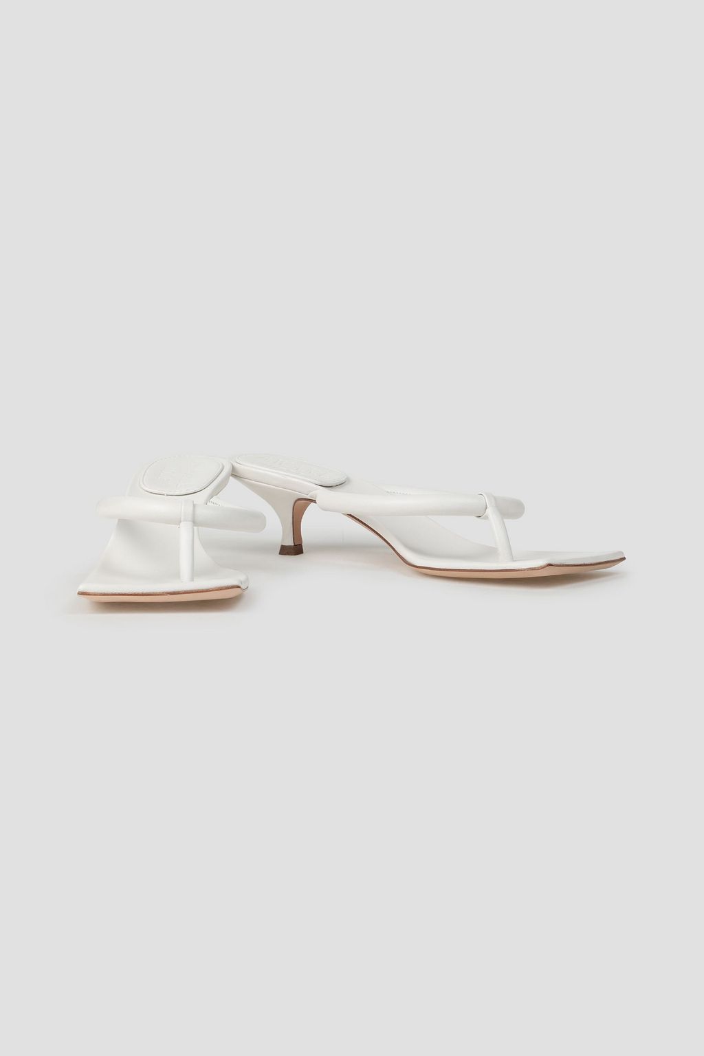 A.W.A.K.E. MODE Paige leather mules