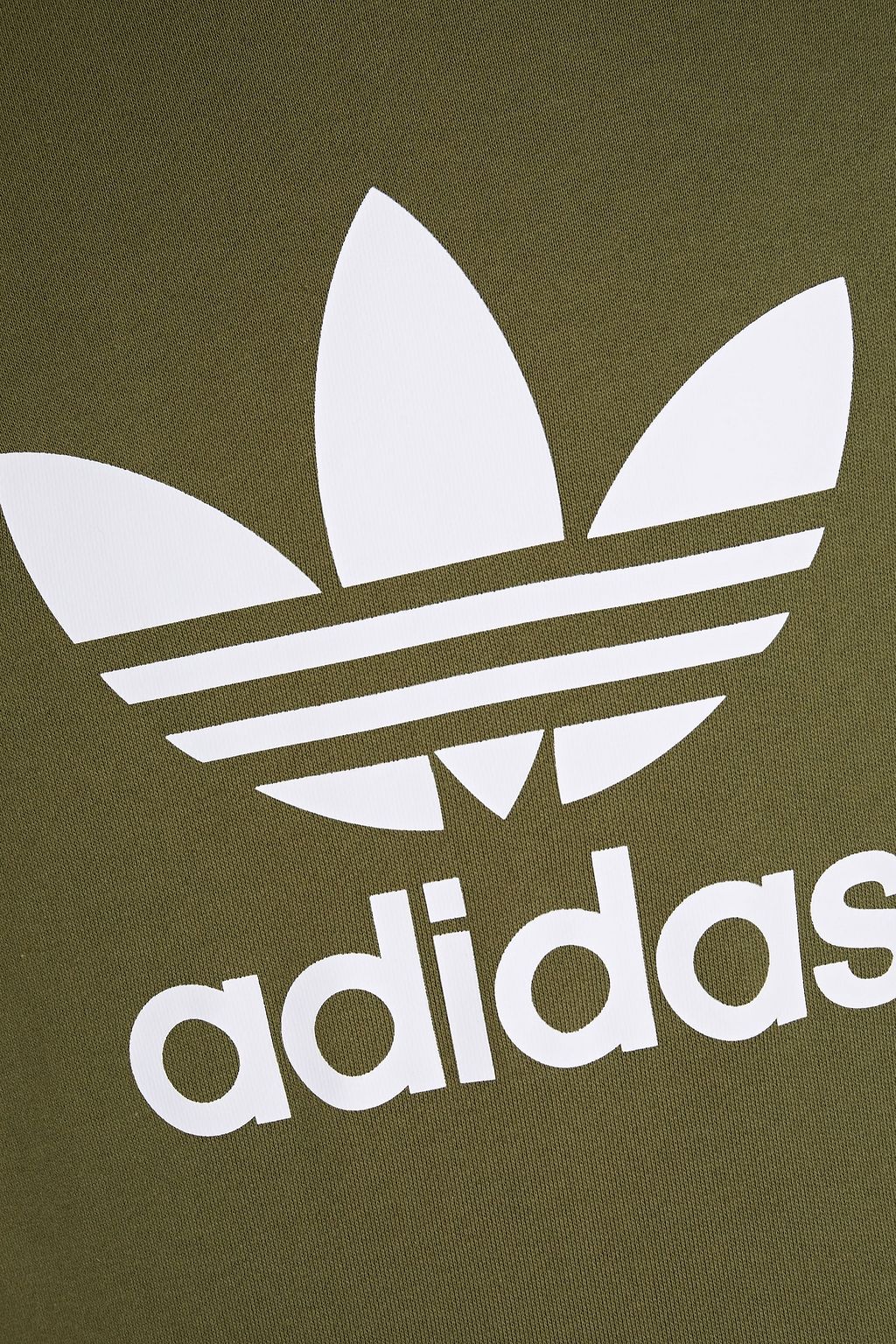 ADIDAS ORIGINALS Printed French cotton-terry sweatshirt