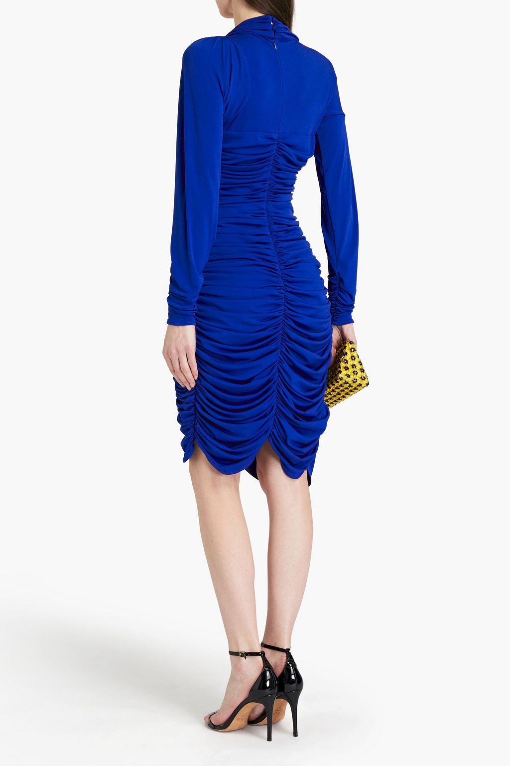 PREEN BY THORNTON BREGAZZI Alexandra wrap-effect embellished stretch-crepe dress